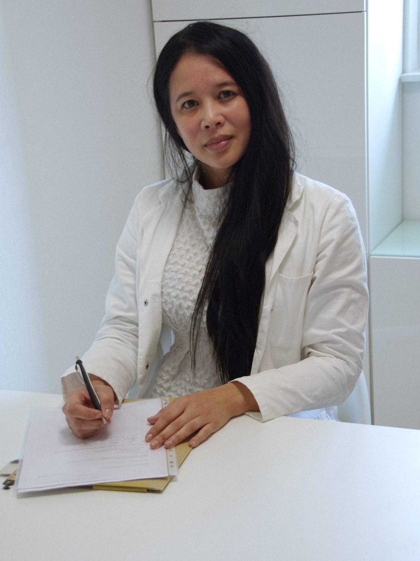 Johanna Sturhahn in der Praxis für Sprachtherapie (Logopädie)